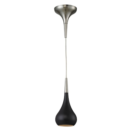 Elk Lighting One Light satin Nickel Down Mini Pendant 31340/1OB-LA